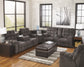 Acieona 3-Piece Reclining Sectional Milwaukee Furniture of Chicago - Furniture Store in Chicago Serving Humbolt Park, Roscoe Village, Avondale, & Homan Square