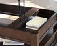 Barilanni Lift Top Cocktail Table Milwaukee Furniture of Chicago - Furniture Store in Chicago Serving Humbolt Park, Roscoe Village, Avondale, & Homan Square