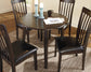 Hammis Round DRM Drop Leaf Table Milwaukee Furniture of Chicago - Furniture Store in Chicago Serving Humbolt Park, Roscoe Village, Avondale, & Homan Square