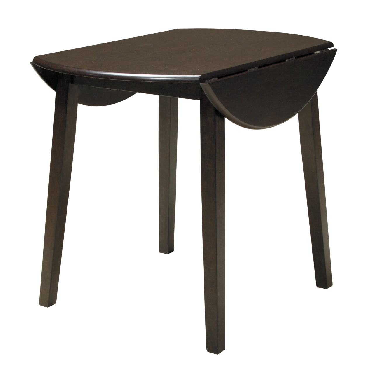 Hammis Round DRM Drop Leaf Table Milwaukee Furniture of Chicago - Furniture Store in Chicago Serving Humbolt Park, Roscoe Village, Avondale, & Homan Square