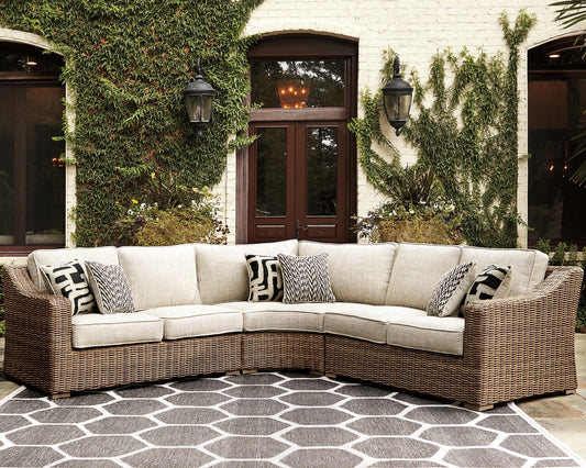 Beachcroft 3-Piece Outdoor Seating Set Milwaukee Furniture of Chicago - Furniture Store in Chicago Serving Humbolt Park, Roscoe Village, Avondale, & Homan Square