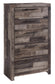Derekson Five Drawer Chest Milwaukee Furniture of Chicago - Furniture Store in Chicago Serving Humbolt Park, Roscoe Village, Avondale, & Homan Square