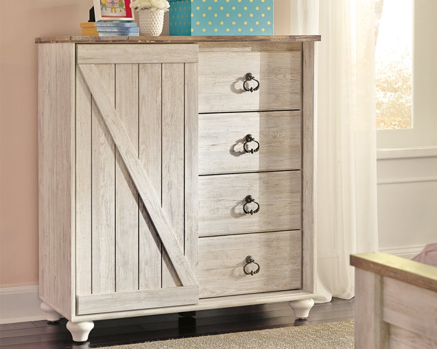 Willowton Dressing Chest Milwaukee Furniture of Chicago - Furniture Store in Chicago Serving Humbolt Park, Roscoe Village, Avondale, & Homan Square