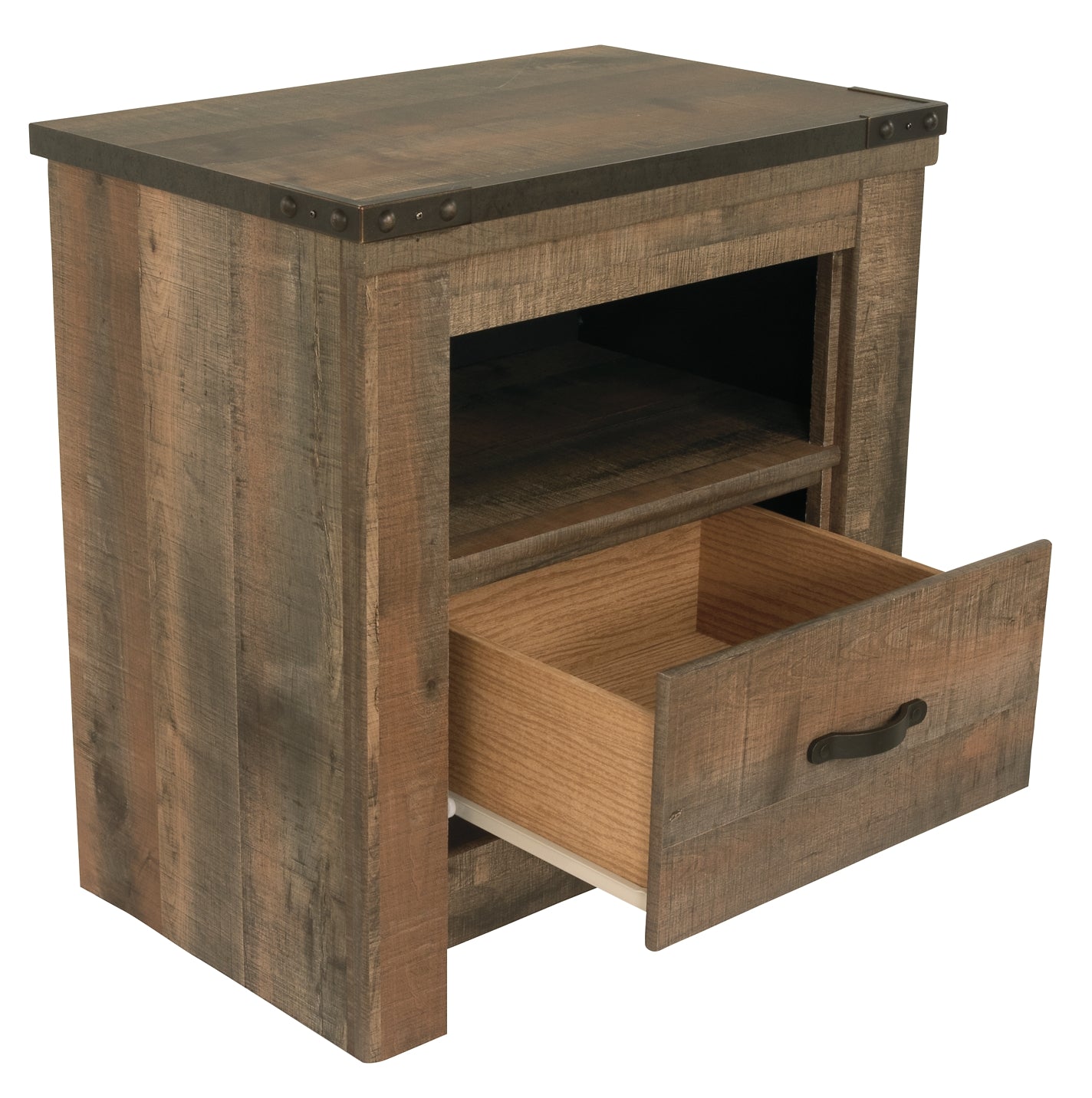 Trinell One Drawer Night Stand Milwaukee Furniture of Chicago - Furniture Store in Chicago Serving Humbolt Park, Roscoe Village, Avondale, & Homan Square