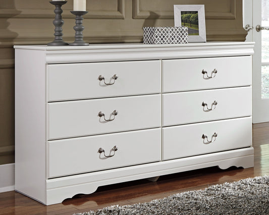 Anarasia Six Drawer Dresser Milwaukee Furniture of Chicago - Furniture Store in Chicago Serving Humbolt Park, Roscoe Village, Avondale, & Homan Square