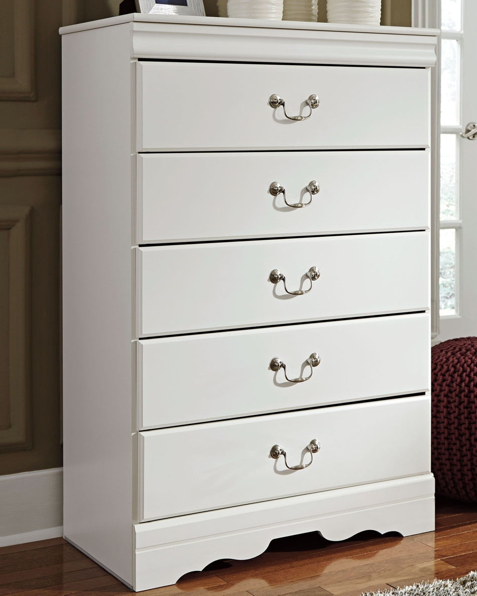Anarasia Five Drawer Chest Milwaukee Furniture of Chicago - Furniture Store in Chicago Serving Humbolt Park, Roscoe Village, Avondale, & Homan Square