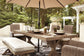 Beachcroft RECT Dining Table w/UMB OPT Milwaukee Furniture of Chicago - Furniture Store in Chicago Serving Humbolt Park, Roscoe Village, Avondale, & Homan Square