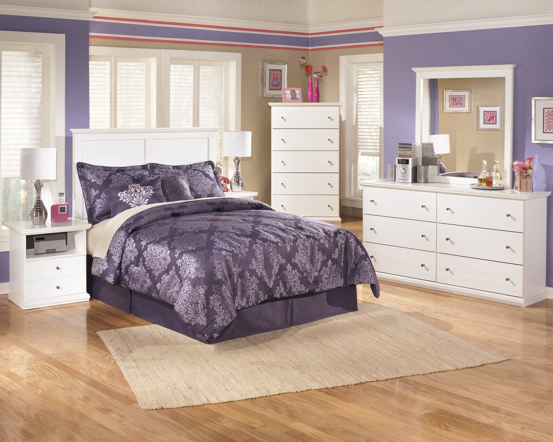 Bostwick Shoals Six Drawer Dresser Milwaukee Furniture of Chicago - Furniture Store in Chicago Serving Humbolt Park, Roscoe Village, Avondale, & Homan Square