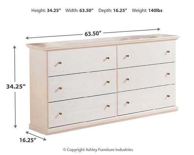 Bostwick Shoals Six Drawer Dresser Milwaukee Furniture of Chicago - Furniture Store in Chicago Serving Humbolt Park, Roscoe Village, Avondale, & Homan Square