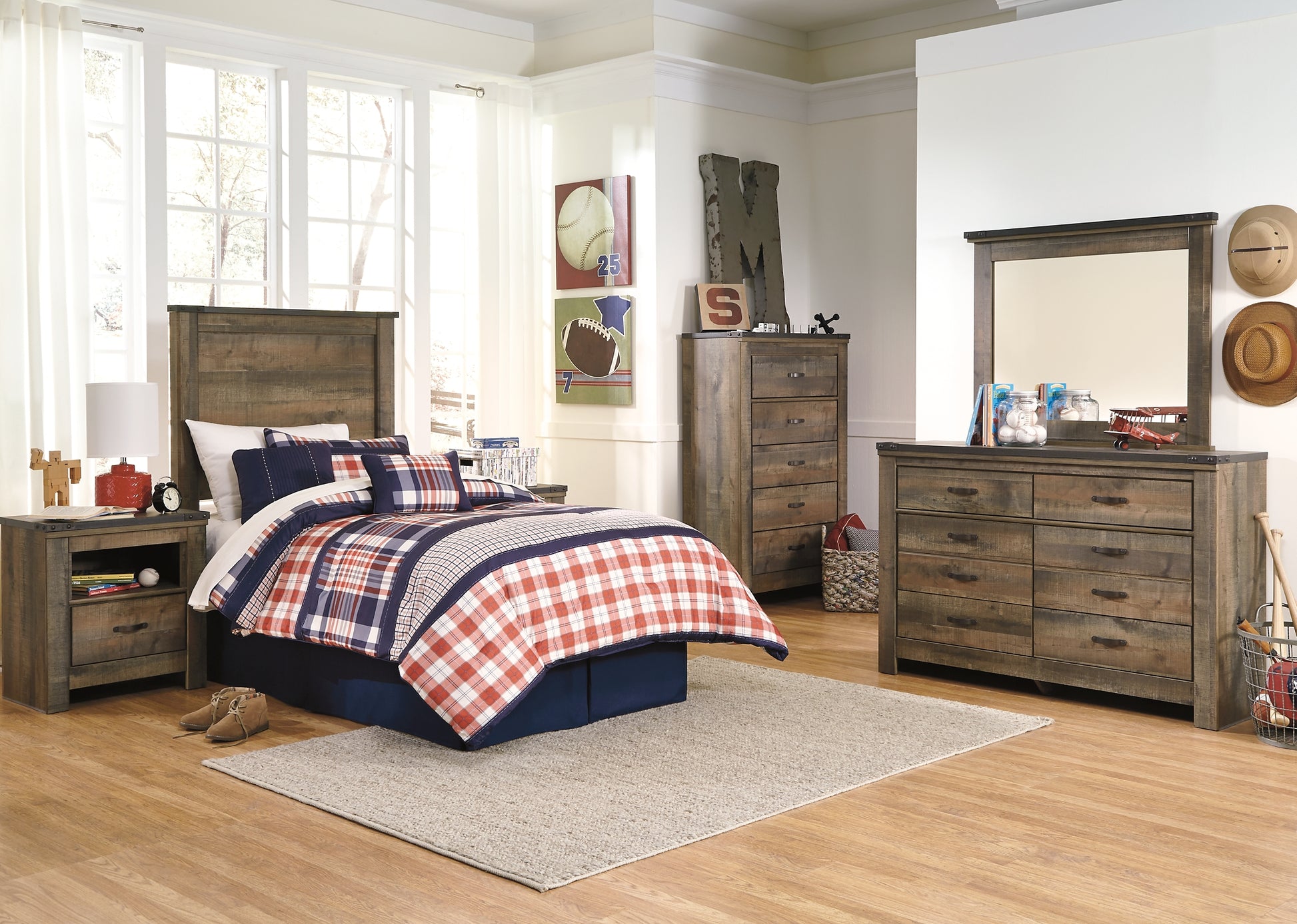 Trinell Five Drawer Chest Milwaukee Furniture of Chicago - Furniture Store in Chicago Serving Humbolt Park, Roscoe Village, Avondale, & Homan Square