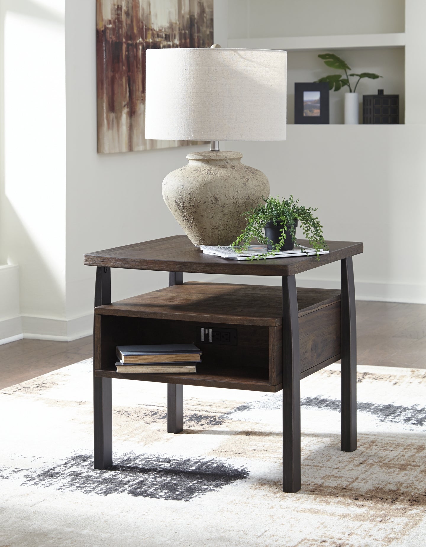 Vailbry Rectangular End Table Milwaukee Furniture of Chicago - Furniture Store in Chicago Serving Humbolt Park, Roscoe Village, Avondale, & Homan Square