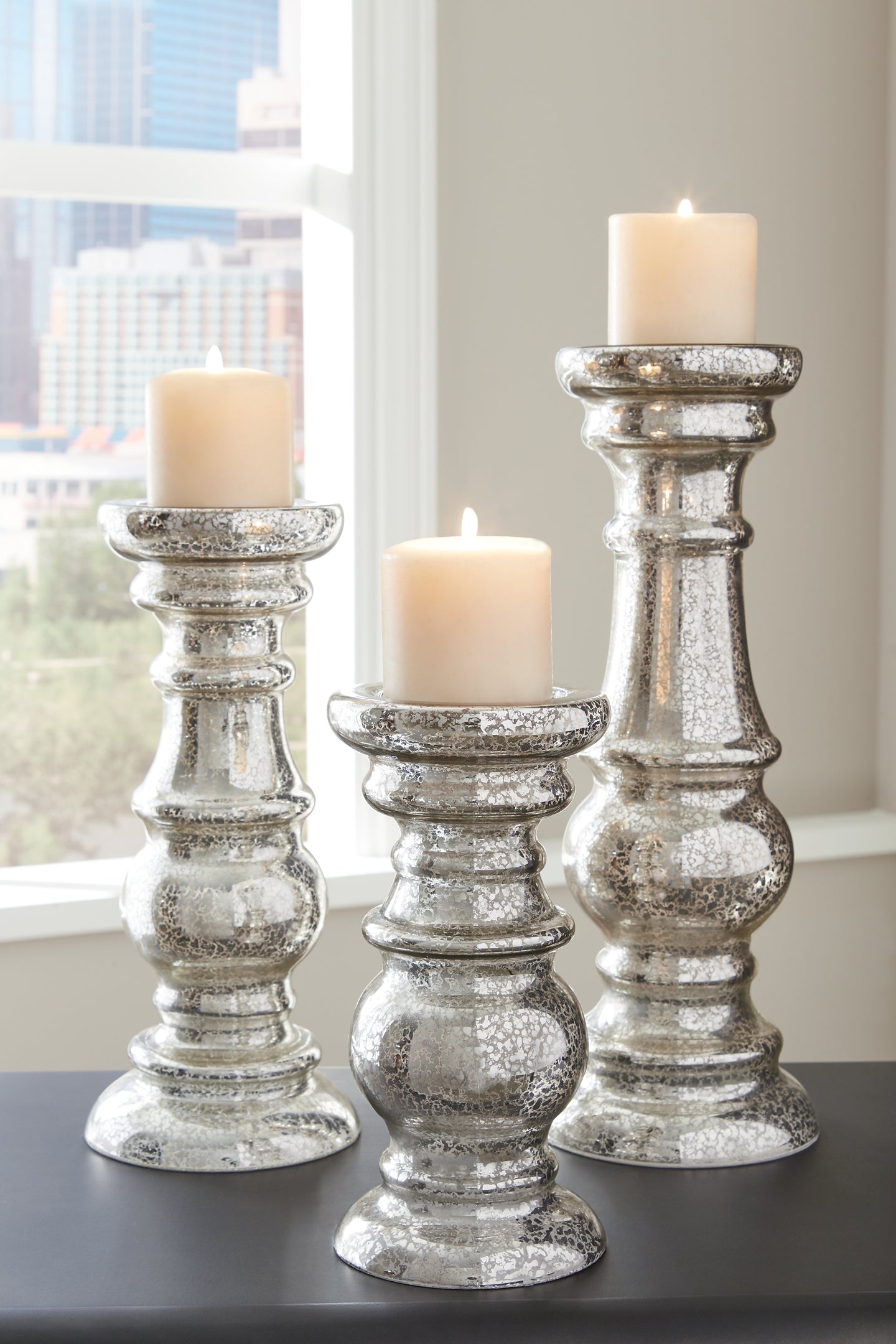 Rosario Candle Holder Set (3/CN) Milwaukee Furniture of Chicago - Furniture Store in Chicago Serving Humbolt Park, Roscoe Village, Avondale, & Homan Square