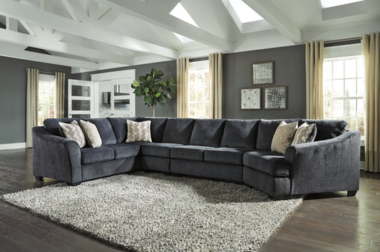 Eltmann 4-Piece Sectional with Cuddler Milwaukee Furniture of Chicago - Furniture Store in Chicago Serving Humbolt Park, Roscoe Village, Avondale, & Homan Square