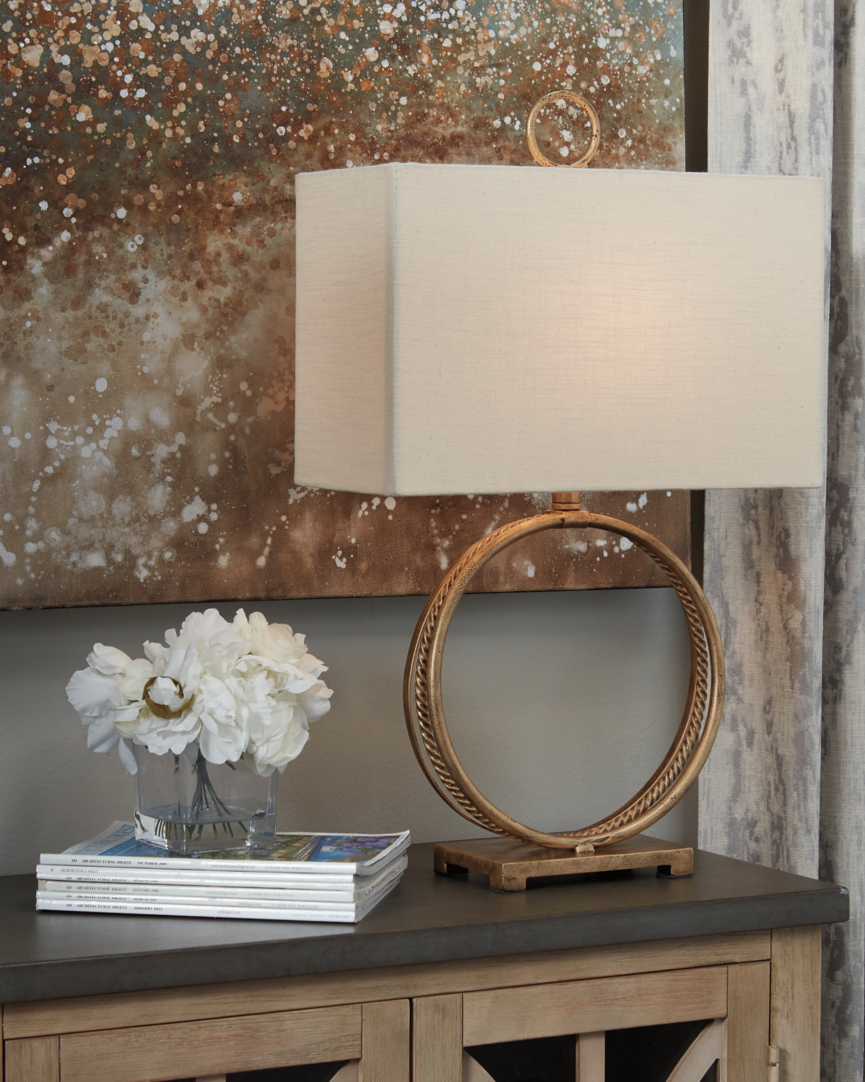 Mahala Metal Table Lamp (1/CN) Milwaukee Furniture of Chicago - Furniture Store in Chicago Serving Humbolt Park, Roscoe Village, Avondale, & Homan Square