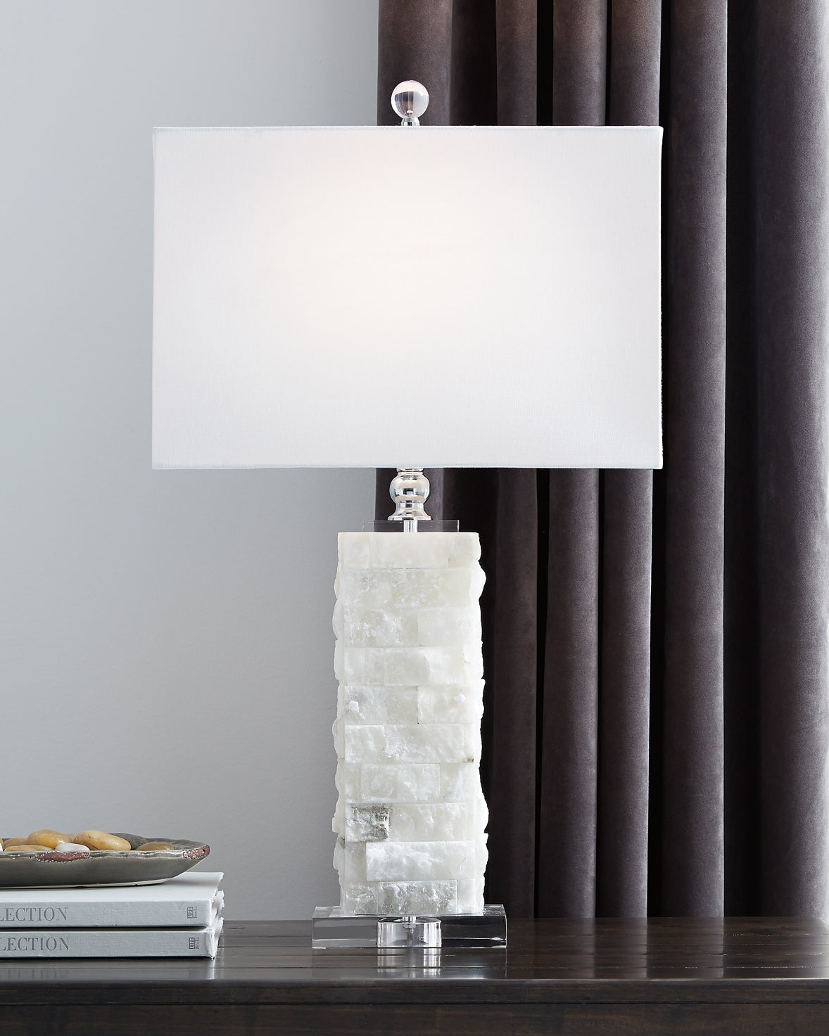Malise Alabaster Table Lamp (1/CN) Milwaukee Furniture of Chicago - Furniture Store in Chicago Serving Humbolt Park, Roscoe Village, Avondale, & Homan Square