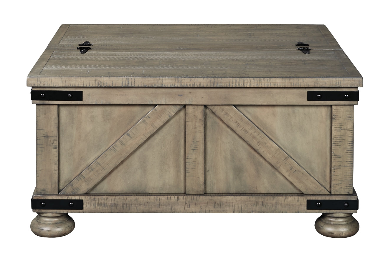 Aldwin Cocktail Table with Storage Milwaukee Furniture of Chicago - Furniture Store in Chicago Serving Humbolt Park, Roscoe Village, Avondale, & Homan Square