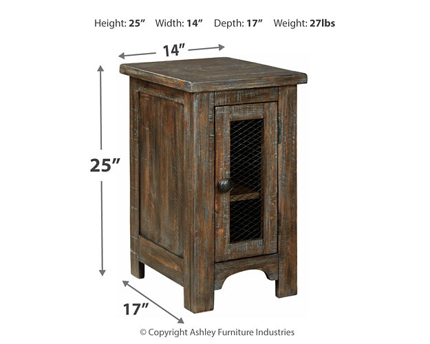 Danell Ridge Chair Side End Table Milwaukee Furniture of Chicago - Furniture Store in Chicago Serving Humbolt Park, Roscoe Village, Avondale, & Homan Square