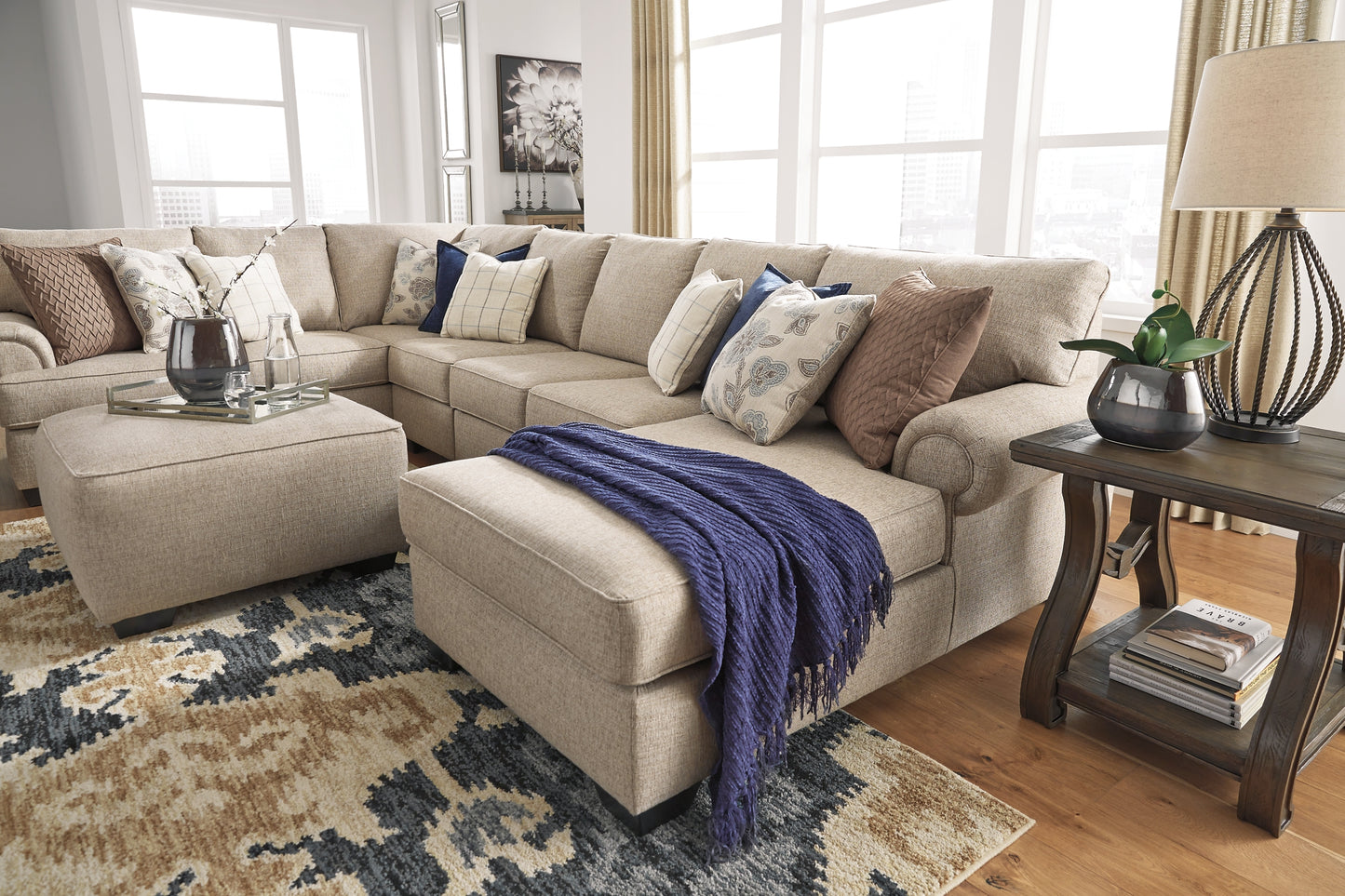 Baceno Oversized Accent Ottoman Milwaukee Furniture of Chicago - Furniture Store in Chicago Serving Humbolt Park, Roscoe Village, Avondale, & Homan Square