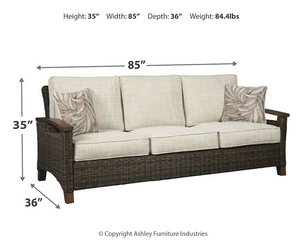 Paradise Trail Sofa with Cushion Milwaukee Furniture of Chicago - Furniture Store in Chicago Serving Humbolt Park, Roscoe Village, Avondale, & Homan Square