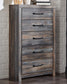 Drystan Five Drawer Chest Milwaukee Furniture of Chicago - Furniture Store in Chicago Serving Humbolt Park, Roscoe Village, Avondale, & Homan Square