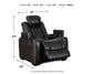 Party Time PWR Recliner/ADJ Headrest Milwaukee Furniture of Chicago - Furniture Store in Chicago Serving Humbolt Park, Roscoe Village, Avondale, & Homan Square