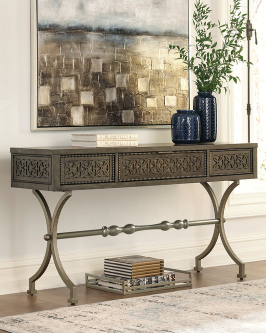 Quinnland Console Sofa Table Milwaukee Furniture of Chicago - Furniture Store in Chicago Serving Humbolt Park, Roscoe Village, Avondale, & Homan Square