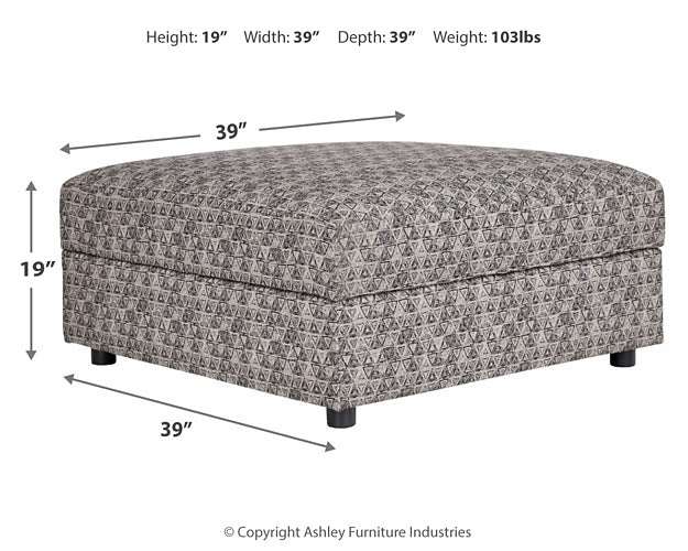 Kellway Ottoman With Storage Milwaukee Furniture of Chicago - Furniture Store in Chicago Serving Humbolt Park, Roscoe Village, Avondale, & Homan Square
