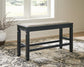 Tyler Creek DBL Counter UPH Bench (1/CN) Milwaukee Furniture of Chicago - Furniture Store in Chicago Serving Humbolt Park, Roscoe Village, Avondale, & Homan Square