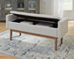 Briarson Storage Bench Milwaukee Furniture of Chicago - Furniture Store in Chicago Serving Humbolt Park, Roscoe Village, Avondale, & Homan Square