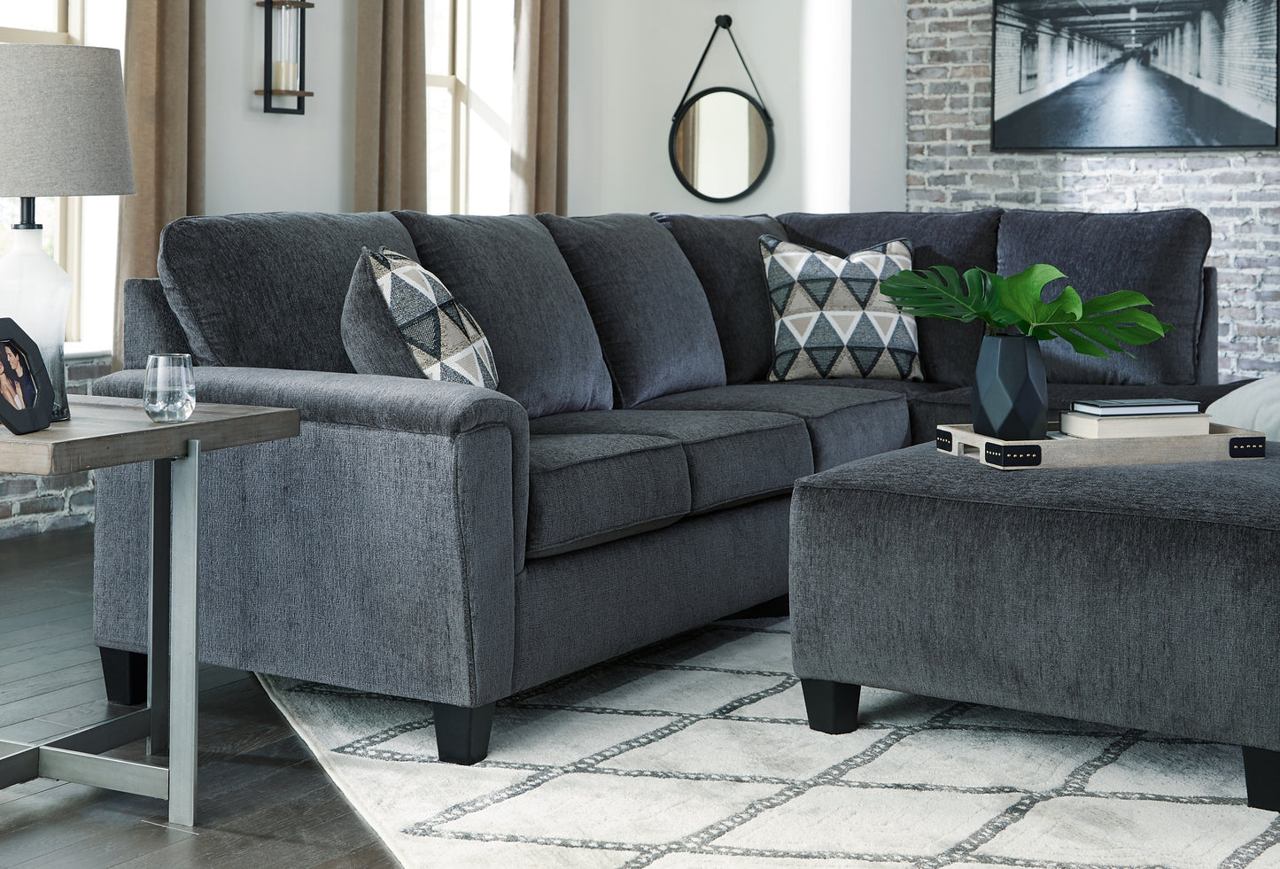 Abinger 2-Piece Sectional with Chaise Milwaukee Furniture of Chicago - Furniture Store in Chicago Serving Humbolt Park, Roscoe Village, Avondale, & Homan Square