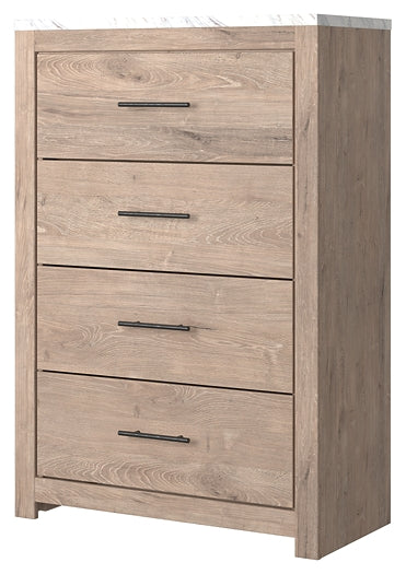 Senniberg Four Drawer Chest Milwaukee Furniture of Chicago - Furniture Store in Chicago Serving Humbolt Park, Roscoe Village, Avondale, & Homan Square