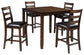 Coviar DRM Counter Table Set (5/CN) Milwaukee Furniture of Chicago - Furniture Store in Chicago Serving Humbolt Park, Roscoe Village, Avondale, & Homan Square
