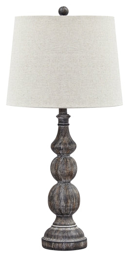 Mair Poly Table Lamp (2/CN) Milwaukee Furniture of Chicago - Furniture Store in Chicago Serving Humbolt Park, Roscoe Village, Avondale, & Homan Square