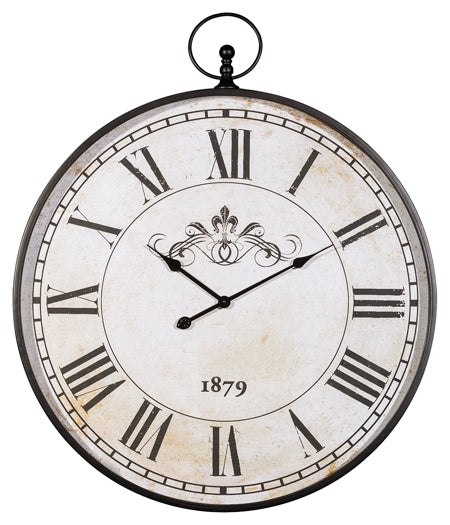 Augustina Wall Clock Milwaukee Furniture of Chicago - Furniture Store in Chicago Serving Humbolt Park, Roscoe Village, Avondale, & Homan Square