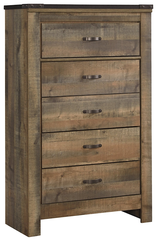 Trinell Five Drawer Chest Milwaukee Furniture of Chicago - Furniture Store in Chicago Serving Humbolt Park, Roscoe Village, Avondale, & Homan Square