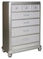 Coralayne Five Drawer Chest Milwaukee Furniture of Chicago - Furniture Store in Chicago Serving Humbolt Park, Roscoe Village, Avondale, & Homan Square