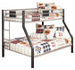 Dinsmore Twin/Full Bunk Bed w/Ladder Milwaukee Furniture of Chicago - Furniture Store in Chicago Serving Humbolt Park, Roscoe Village, Avondale, & Homan Square