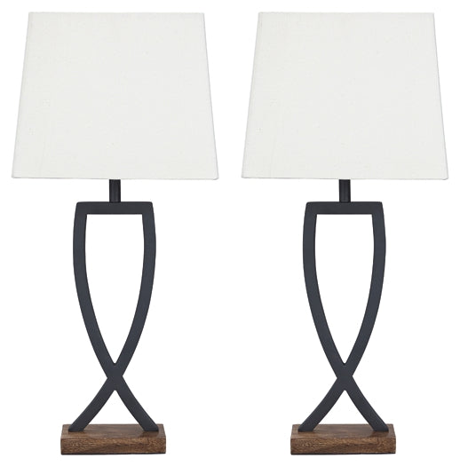 Makara Metal Table Lamp (2/CN) Milwaukee Furniture of Chicago - Furniture Store in Chicago Serving Humbolt Park, Roscoe Village, Avondale, & Homan Square