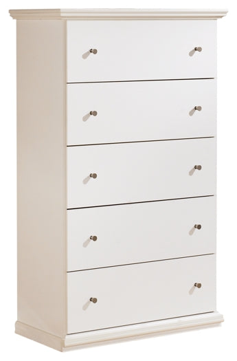 Bostwick Shoals Five Drawer Chest Milwaukee Furniture of Chicago - Furniture Store in Chicago Serving Humbolt Park, Roscoe Village, Avondale, & Homan Square