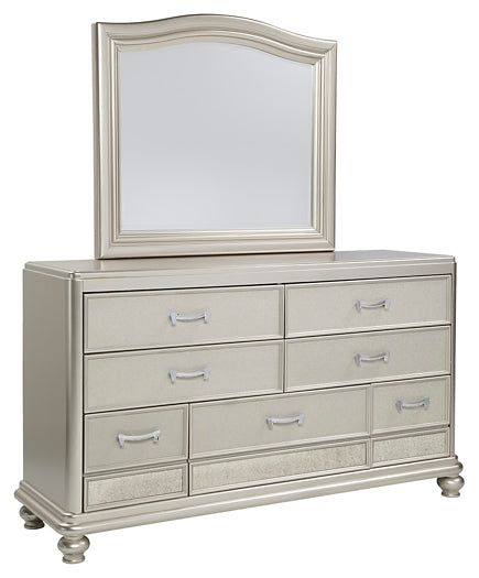 Coralayne Dresser and Mirror Milwaukee Furniture of Chicago - Furniture Store in Chicago Serving Humbolt Park, Roscoe Village, Avondale, & Homan Square
