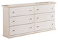 Bostwick Shoals Six Drawer Dresser Milwaukee Furniture of Chicago - Furniture Store in Chicago Serving Humbolt Park, Roscoe Village, Avondale, & Homan Square