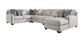 Dellara 5-Piece Sectional with Chaise Milwaukee Furniture of Chicago - Furniture Store in Chicago Serving Humbolt Park, Roscoe Village, Avondale, & Homan Square