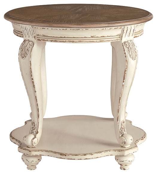 Realyn Round End Table Milwaukee Furniture of Chicago - Furniture Store in Chicago Serving Humbolt Park, Roscoe Village, Avondale, & Homan Square