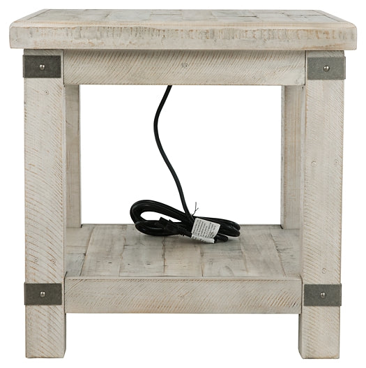 Carynhurst Rectangular End Table Milwaukee Furniture of Chicago - Furniture Store in Chicago Serving Humbolt Park, Roscoe Village, Avondale, & Homan Square