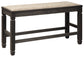 Tyler Creek DBL Counter UPH Bench (1/CN) Milwaukee Furniture of Chicago - Furniture Store in Chicago Serving Humbolt Park, Roscoe Village, Avondale, & Homan Square