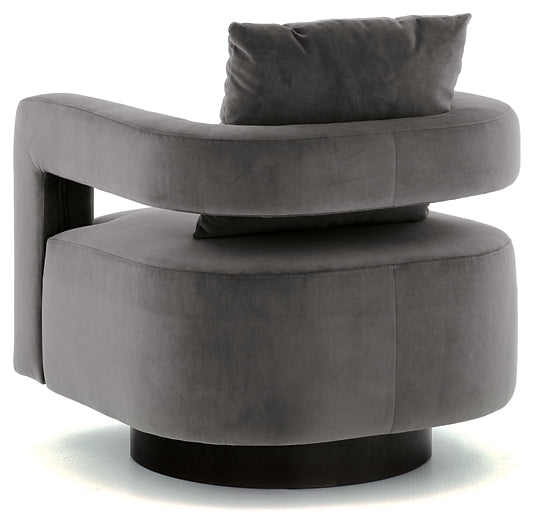 Alcoma Swivel Accent Chair Milwaukee Furniture of Chicago - Furniture Store in Chicago Serving Humbolt Park, Roscoe Village, Avondale, & Homan Square