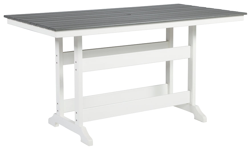 Transville RECT COUNTER TABLE W/UMB OPT Milwaukee Furniture of Chicago - Furniture Store in Chicago Serving Humbolt Park, Roscoe Village, Avondale, & Homan Square