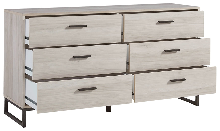 Socalle Six Drawer Dresser Milwaukee Furniture of Chicago - Furniture Store in Chicago Serving Humbolt Park, Roscoe Village, Avondale, & Homan Square