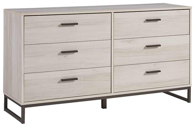 Socalle Six Drawer Dresser Milwaukee Furniture of Chicago - Furniture Store in Chicago Serving Humbolt Park, Roscoe Village, Avondale, & Homan Square