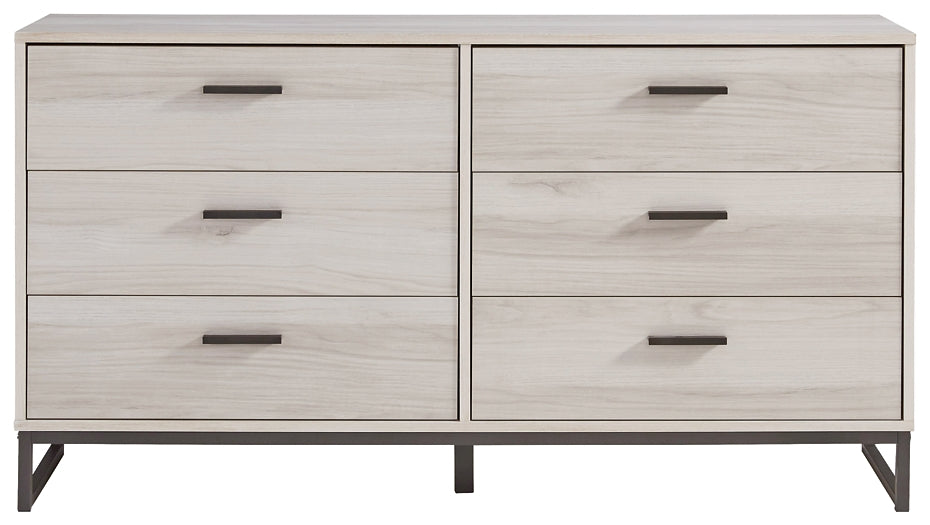 Socalle Six Drawer Dresser Milwaukee Furniture of Chicago - Furniture Store in Chicago Serving Humbolt Park, Roscoe Village, Avondale, & Homan Square